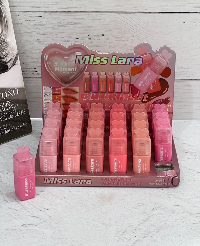 رژلب خیس سر قلبی Miss lara