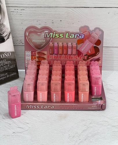 رژلب خیس سر قلبی Miss lara
